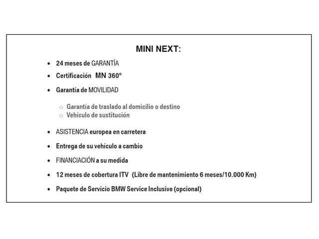 fotoG 9 del MINI MINI 5 Puertas Cooper 100 kW (136 CV) 136cv Gasolina del 2022 en Coruña