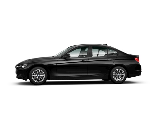 BMW Serie 3 320d color Negro. Año 2014. 135KW(184CV). Diésel. En concesionario Novomóvil Oleiros de Coruña