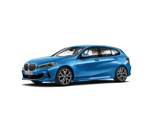 BMW Serie 1 128ti color Azul. Año 2022. 195KW(265CV). Gasolina. En concesionario Augusta Aragon S.A. de Zaragoza