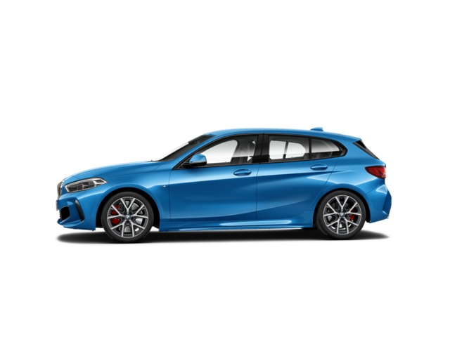 BMW Serie 1 128ti color Azul. Año 2022. 195KW(265CV). Gasolina. En concesionario Augusta Aragon S.A. de Zaragoza