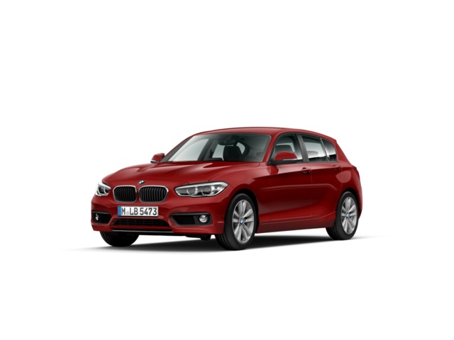 BMW Serie 1 118i color Rojo. Año 2018. 100KW(136CV). Gasolina. En concesionario Caetano Cuzco, Alcalá de Madrid