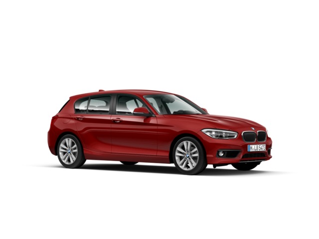 BMW Serie 1 118i color Rojo. Año 2018. 100KW(136CV). Gasolina. En concesionario Caetano Cuzco, Alcalá de Madrid