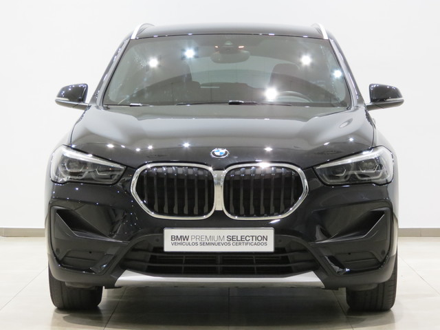 BMW X1 sDrive18d color Negro. Año 2021. 110KW(150CV). Diésel. En concesionario GANDIA Automoviles Fersan, S.A. de Valencia