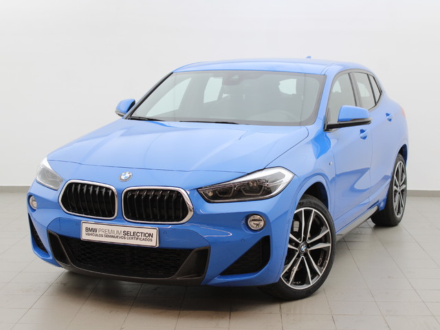 BMW X2 xDrive20d color Azul. Año 2020. 140KW(190CV). Diésel. En concesionario Augusta Aragon S.A. de Zaragoza