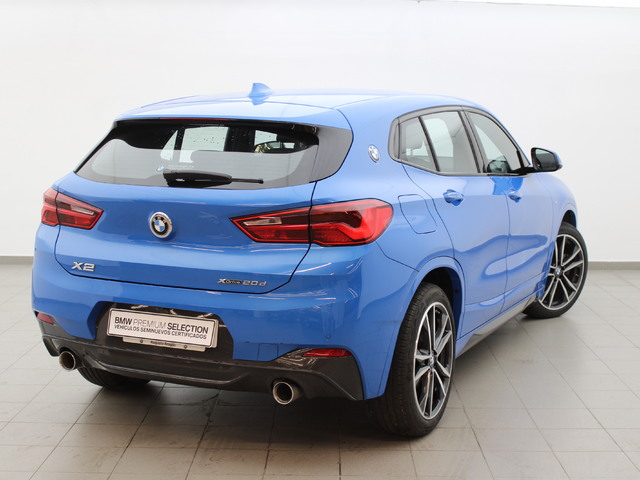 BMW X2 xDrive20d color Azul. Año 2020. 140KW(190CV). Diésel. En concesionario Augusta Aragon S.A. de Zaragoza