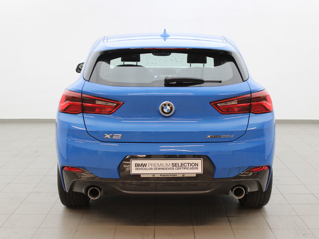 BMW X2 xDrive20d color Azul. Año 2020. 140KW(190CV). Diésel. En concesionario Augusta Aragon S.A. de Zaragoza