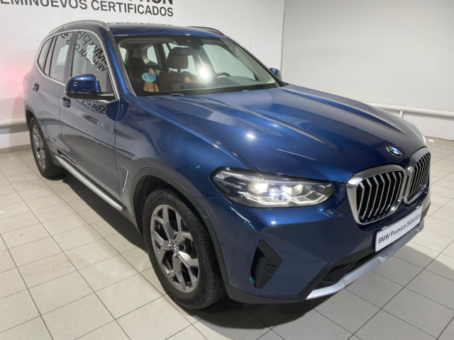 BMW X3 xDrive20d color Azul. Año 2021. 140KW(190CV). Diésel. En concesionario Hispamovil Elche de Alicante