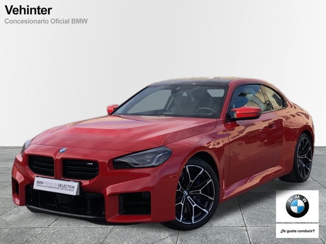 BMW M M2 Coupe color Rojo. Año 2023. 338KW(460CV). Gasolina. En concesionario Vehinter Getafe de Madrid