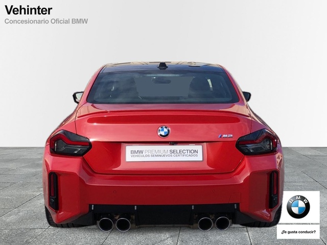 BMW M M2 Coupe color Rojo. Año 2023. 338KW(460CV). Gasolina. En concesionario Vehinter Getafe de Madrid