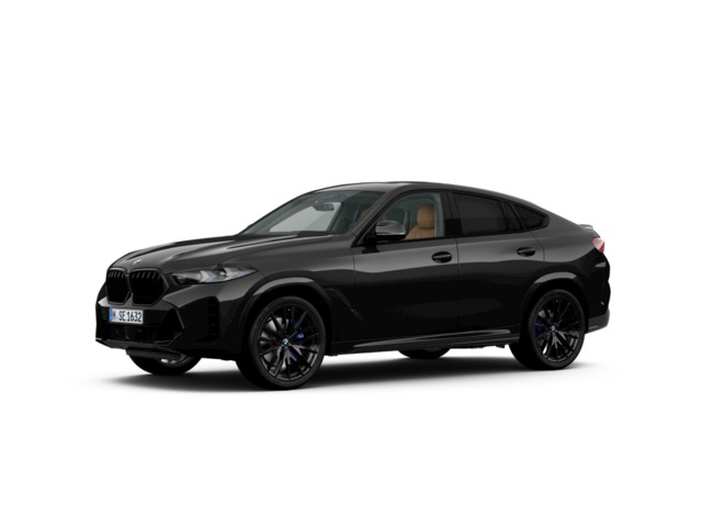 BMW X6 xDrive30d color Negro. Año 2024. 210KW(286CV). Diésel. En concesionario Augusta Aragon S.A. de Zaragoza