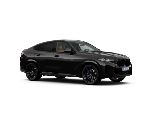 BMW X6 xDrive30d color Negro. Año 2024. 210KW(286CV). Diésel. En concesionario Augusta Aragon S.A. de Zaragoza