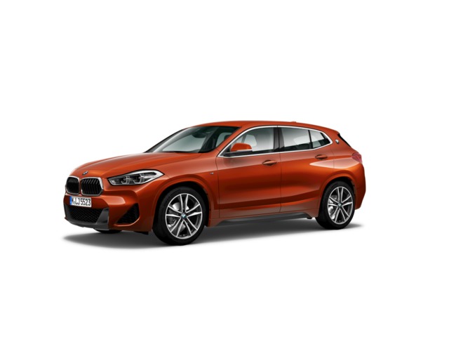 BMW X2 sDrive18d color Naranja. Año 2021. 110KW(150CV). Diésel. En concesionario Grünblau Motor (Bmw y Mini) de Cantabria