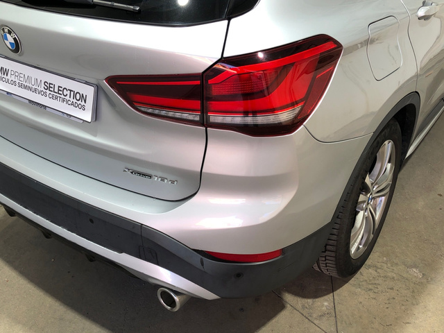 BMW X1 xDrive18d color Gris Plata. Año 2020. 110KW(150CV). Diésel. En concesionario Movilnorte El Plantio de Madrid