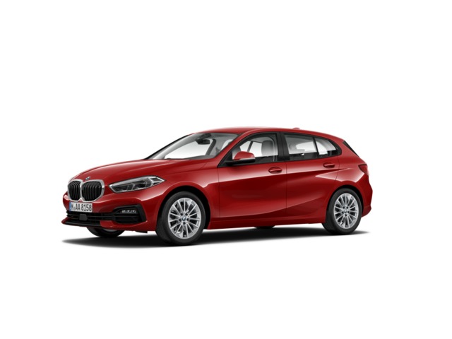 BMW Serie 1 118i color Rojo. Año 2019. 103KW(140CV). Gasolina. En concesionario GANDIA Automoviles Fersan, S.A. de Valencia