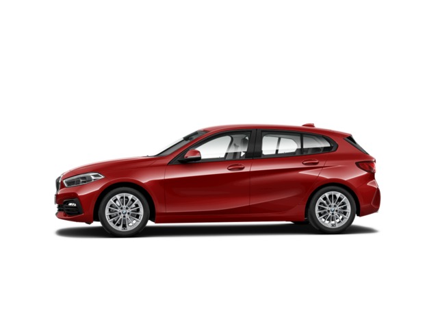 BMW Serie 1 118i color Rojo. Año 2019. 103KW(140CV). Gasolina. En concesionario GANDIA Automoviles Fersan, S.A. de Valencia