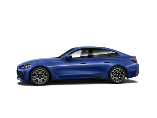 BMW Serie 4 420i Gran Coupe color Azul. Año 2024. 135KW(184CV). Gasolina. En concesionario Celtamotor Lalín de Pontevedra