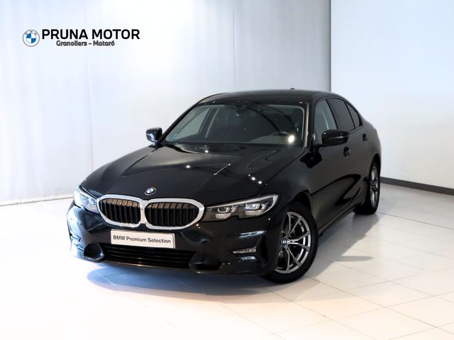 BMW Serie 3 318d color Negro. Año 2020. 110KW(150CV). Diésel. En concesionario Pruna Motor de Barcelona