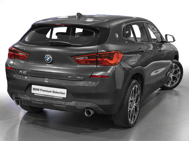 BMW X2 sDrive18d color Gris. Año 2020. 110KW(150CV). Diésel. En concesionario Caetano Cuzco, Alcalá de Madrid