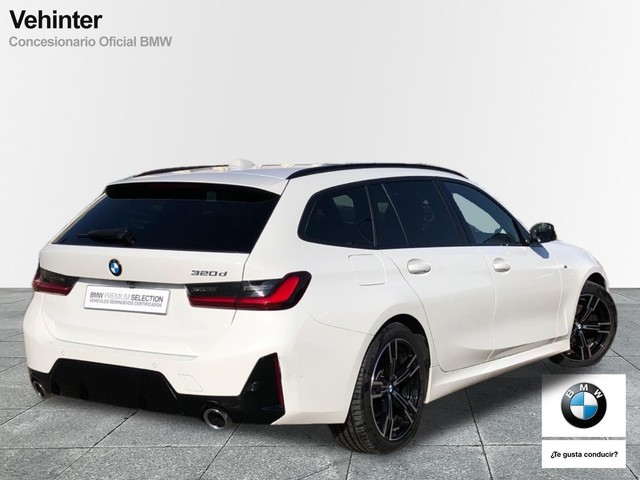 BMW Serie 3 320d Touring color Blanco. Año 2024. 140KW(190CV). Diésel. En concesionario Vehinter Getafe de Madrid