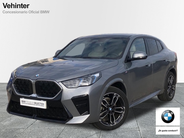 BMW X2 sDrive18d color Gris. Año 2024. 110KW(150CV). Diésel. En concesionario Vehinter Getafe de Madrid