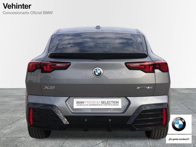 BMW X2 sDrive18d color Gris. Año 2024. 110KW(150CV). Diésel. En concesionario Vehinter Getafe de Madrid