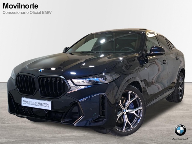 BMW X6 xDrive30d color Negro. Año 2023. 210KW(286CV). Diésel. En concesionario Movilnorte El Plantio de Madrid