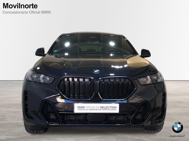 BMW X6 xDrive30d color Negro. Año 2023. 210KW(286CV). Diésel. En concesionario Movilnorte El Plantio de Madrid