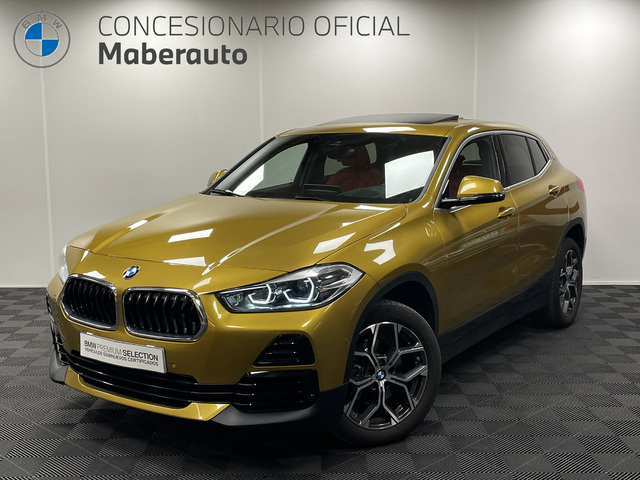 BMW X2 sDrive18d color Oro. Año 2020. 110KW(150CV). Diésel. En concesionario Maberauto de Castellón