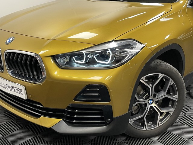 BMW X2 sDrive18d color Oro. Año 2020. 110KW(150CV). Diésel. En concesionario Maberauto de Castellón