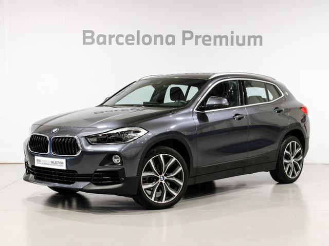 BMW X2 sDrive18d color Gris. Año 2020. 110KW(150CV). Diésel. En concesionario Barcelona Premium -- GRAN VIA de Barcelona