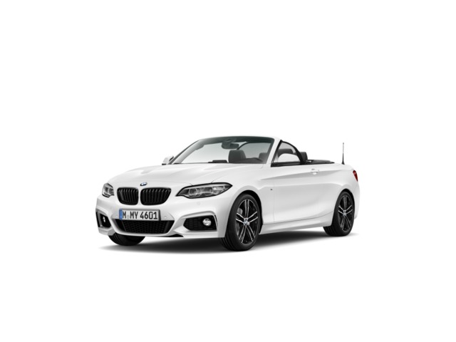 BMW Serie 2 220d Cabrio color Blanco. Año 2018. 140KW(190CV). Diésel. En concesionario BYmyCAR Madrid - Alcalá de Madrid