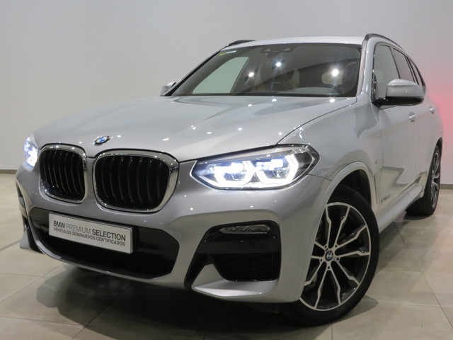 BMW X3 xDrive20d color Gris Plata. Año 2018. 140KW(190CV). Diésel. En concesionario GANDIA Automoviles Fersan, S.A. de Valencia