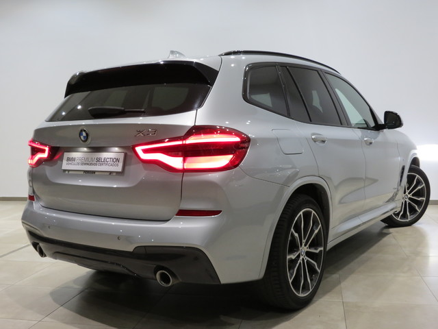 BMW X3 xDrive20d color Gris Plata. Año 2018. 140KW(190CV). Diésel. En concesionario GANDIA Automoviles Fersan, S.A. de Valencia