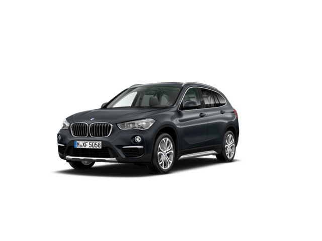 BMW X1 sDrive18i color Gris. Año 2018. 103KW(140CV). Gasolina. En concesionario BYmyCAR Madrid - Alcalá de Madrid