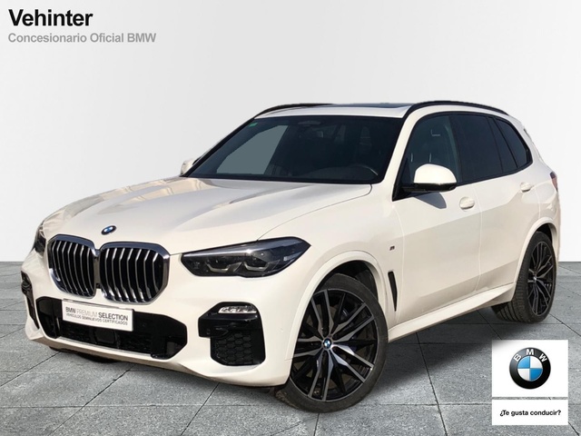 BMW X5 xDrive30d color Blanco. Año 2019. 195KW(265CV). Diésel. En concesionario Vehinter Getafe de Madrid