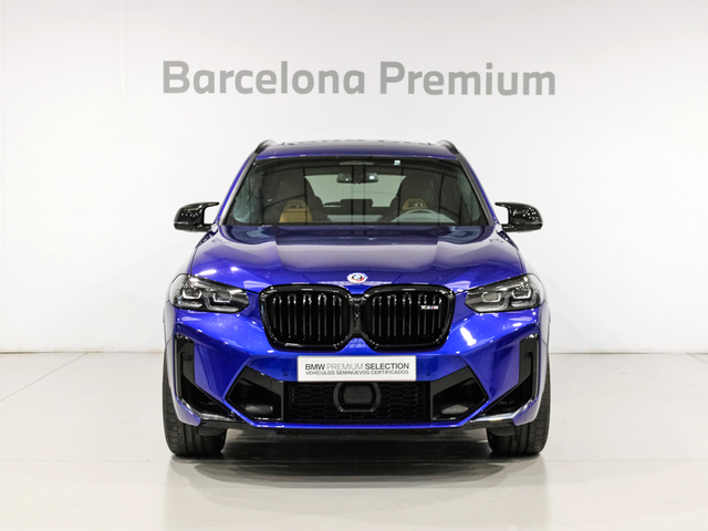 BMW M X3 M color Azul. Año 2022. 375KW(510CV). Gasolina. En concesionario Barcelona Premium -- GRAN VIA de Barcelona