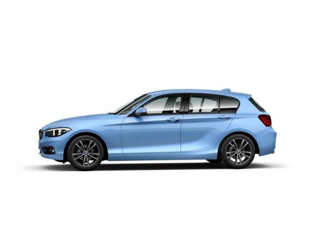 BMW Serie 1 118d color Azul. Año 2018. 110KW(150CV). Diésel. En concesionario GANDIA Automoviles Fersan, S.A. de Valencia