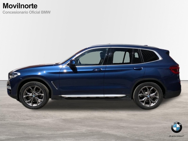 BMW X3 xDrive20d color Azul. Año 2020. 140KW(190CV). Diésel. En concesionario Movilnorte El Plantio de Madrid