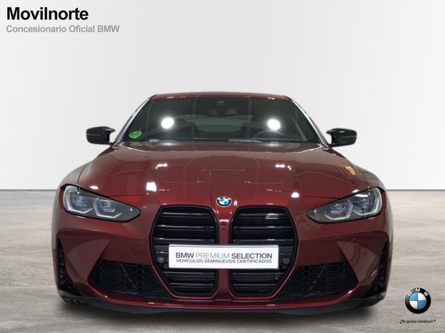 BMW M M4 Coupe color Rojo. Año 2024. 375KW(510CV). Gasolina. En concesionario Movilnorte El Plantio de Madrid
