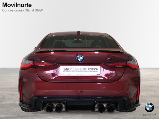 BMW M M4 Coupe color Rojo. Año 2024. 375KW(510CV). Gasolina. En concesionario Movilnorte El Plantio de Madrid