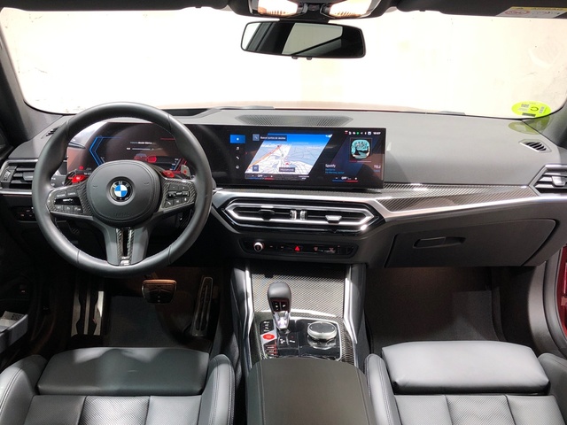 BMW M M4 Coupe color Rojo. Año 2024. 375KW(510CV). Gasolina. En concesionario Movilnorte El Plantio de Madrid