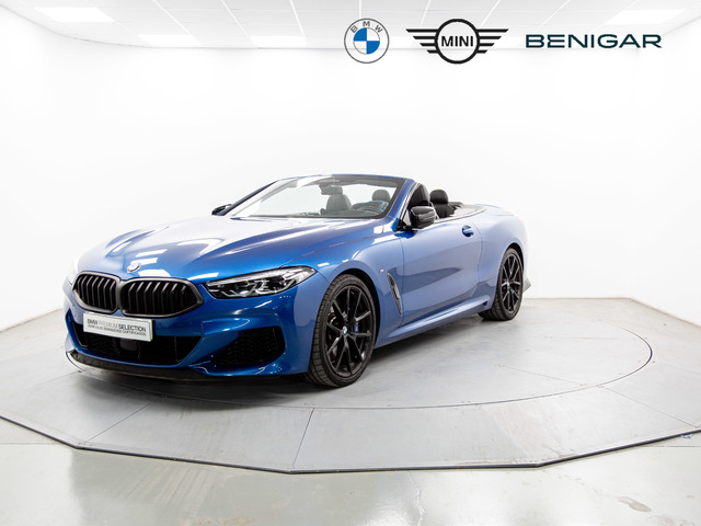 BMW Serie 8 M850i Cabrio color Azul. Año 2019. 390KW(530CV). Gasolina. En concesionario Móvil Begar Alicante de Alicante