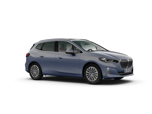 BMW Serie 2 225e Active Tourer color Gris. Año 2024. 180KW(245CV). Híbrido Electro/Gasolina. En concesionario Movilnorte El Carralero de Madrid