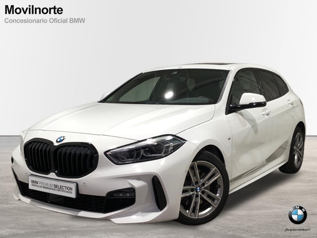 BMW Serie 1 118d color Blanco. Año 2023. 110KW(150CV). Diésel. En concesionario Movilnorte El Plantio de Madrid