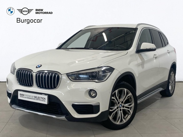 BMW X1 sDrive18d color Blanco. Año 2019. 110KW(150CV). Diésel. En concesionario Burgocar (Bmw y Mini) de Burgos