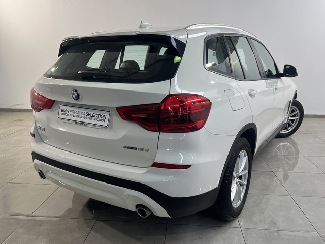 BMW X3 sDrive18d color Blanco. Año 2019. 110KW(150CV). Diésel. En concesionario Movitransa Cars Jerez de Cádiz