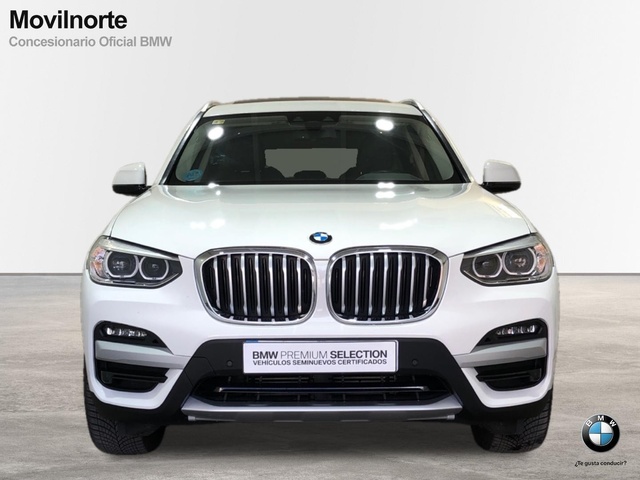 BMW X3 xDrive20d color Blanco. Año 2020. 140KW(190CV). Diésel. En concesionario Movilnorte El Plantio de Madrid