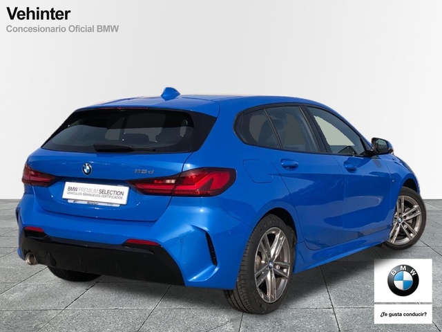 BMW Serie 1 116d color Azul. Año 2020. 85KW(116CV). Diésel. En concesionario Vehinter Alcorcón de Madrid