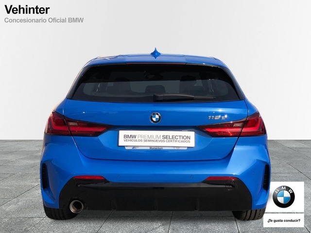 BMW Serie 1 116d color Azul. Año 2020. 85KW(116CV). Diésel. En concesionario Vehinter Alcorcón de Madrid