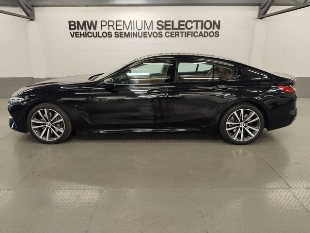 BMW Serie 8 840i Gran Coupe color Negro. Año 2021. 250KW(340CV). Gasolina. En concesionario Autoberón de La Rioja